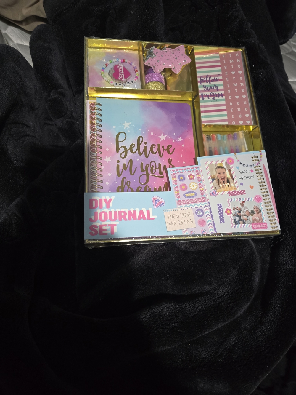 Source Unknown DIY Journal Set - Pink, Purple, Gold, Blue